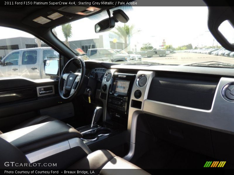 Sterling Grey Metallic / Pale Adobe 2011 Ford F150 Platinum SuperCrew 4x4