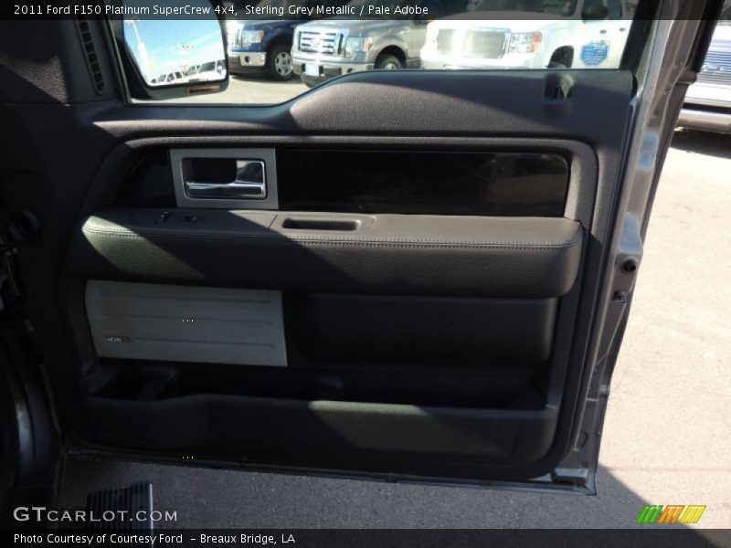 Sterling Grey Metallic / Pale Adobe 2011 Ford F150 Platinum SuperCrew 4x4