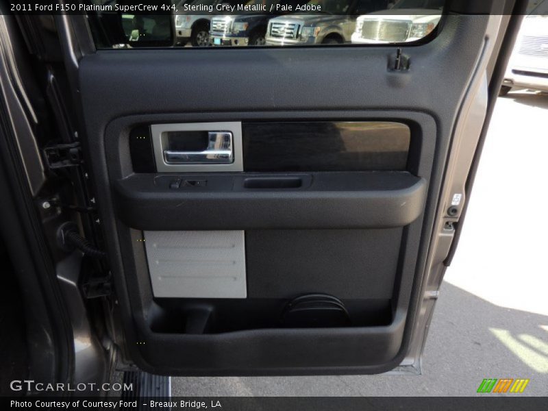 Sterling Grey Metallic / Pale Adobe 2011 Ford F150 Platinum SuperCrew 4x4