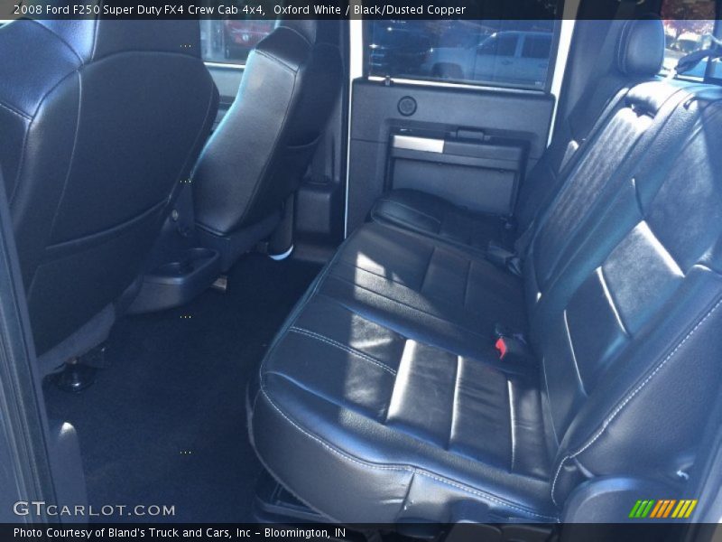 Oxford White / Black/Dusted Copper 2008 Ford F250 Super Duty FX4 Crew Cab 4x4