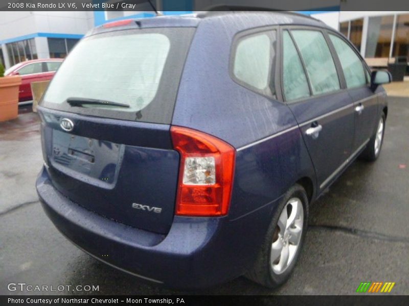 Velvet Blue / Gray 2008 Kia Rondo LX V6