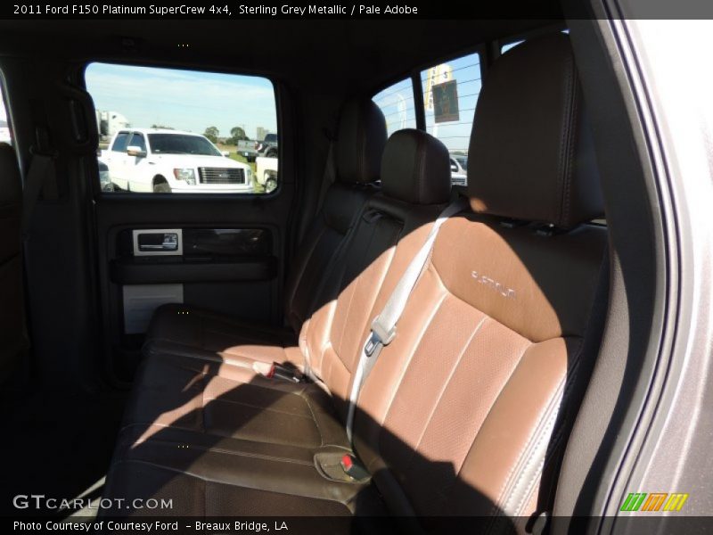 Sterling Grey Metallic / Pale Adobe 2011 Ford F150 Platinum SuperCrew 4x4