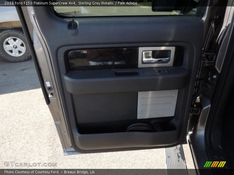 Sterling Grey Metallic / Pale Adobe 2011 Ford F150 Platinum SuperCrew 4x4
