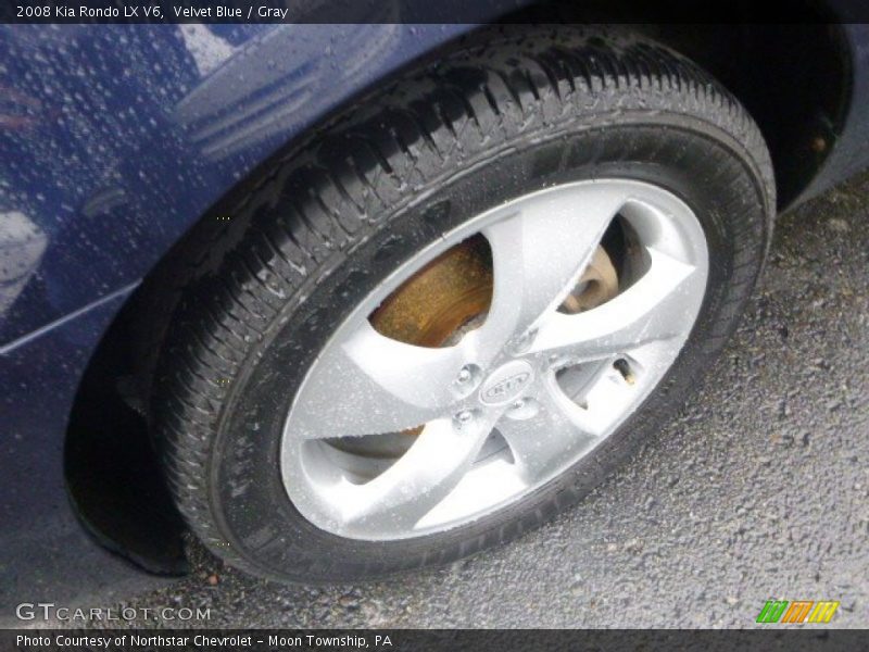 Velvet Blue / Gray 2008 Kia Rondo LX V6