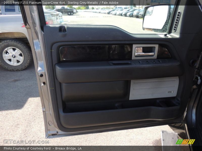 Sterling Grey Metallic / Pale Adobe 2011 Ford F150 Platinum SuperCrew 4x4