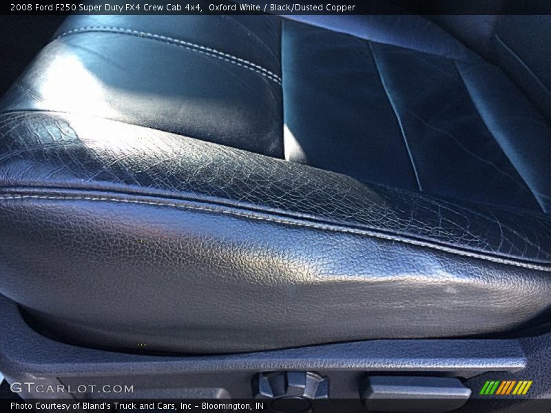 Oxford White / Black/Dusted Copper 2008 Ford F250 Super Duty FX4 Crew Cab 4x4