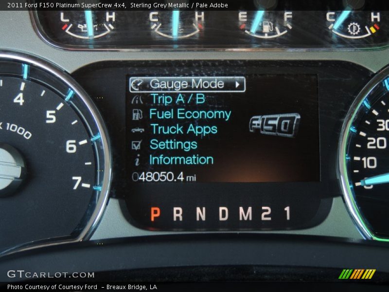 Sterling Grey Metallic / Pale Adobe 2011 Ford F150 Platinum SuperCrew 4x4
