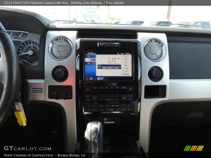 Sterling Grey Metallic / Pale Adobe 2011 Ford F150 Platinum SuperCrew 4x4