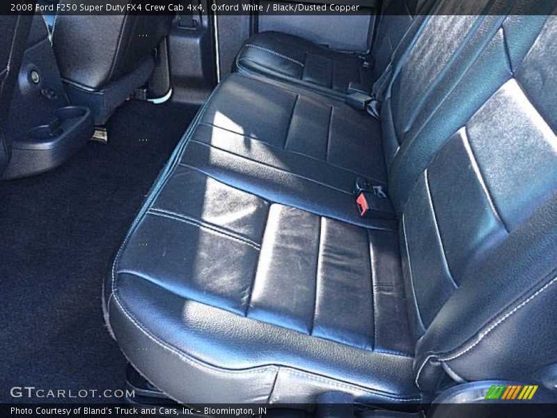 Oxford White / Black/Dusted Copper 2008 Ford F250 Super Duty FX4 Crew Cab 4x4