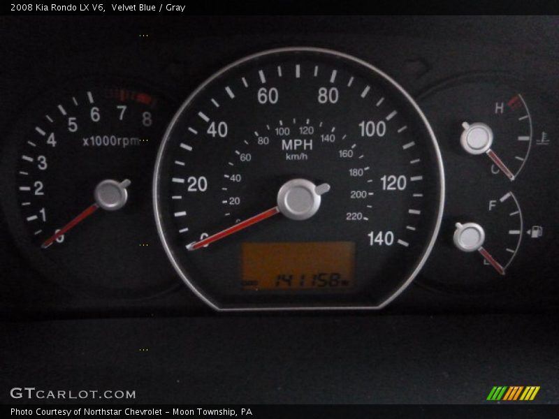 Velvet Blue / Gray 2008 Kia Rondo LX V6