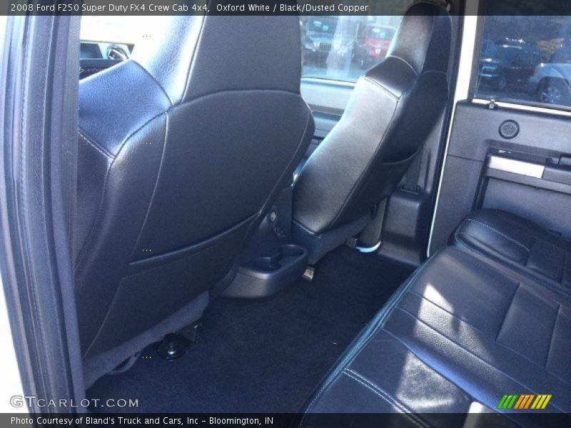 Oxford White / Black/Dusted Copper 2008 Ford F250 Super Duty FX4 Crew Cab 4x4