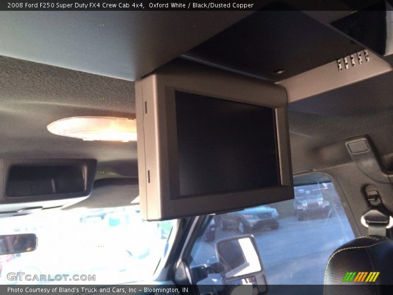 Oxford White / Black/Dusted Copper 2008 Ford F250 Super Duty FX4 Crew Cab 4x4
