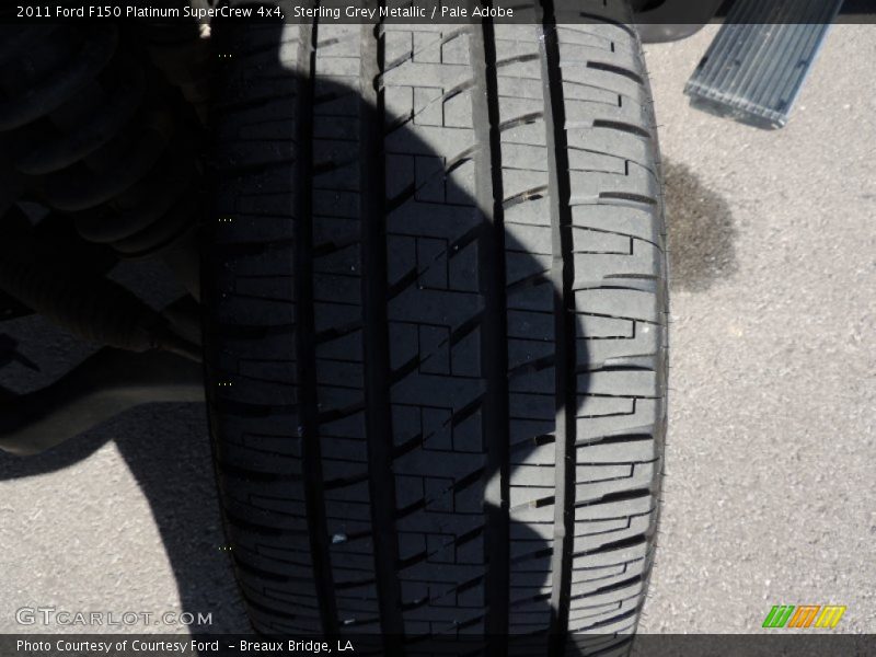 Sterling Grey Metallic / Pale Adobe 2011 Ford F150 Platinum SuperCrew 4x4