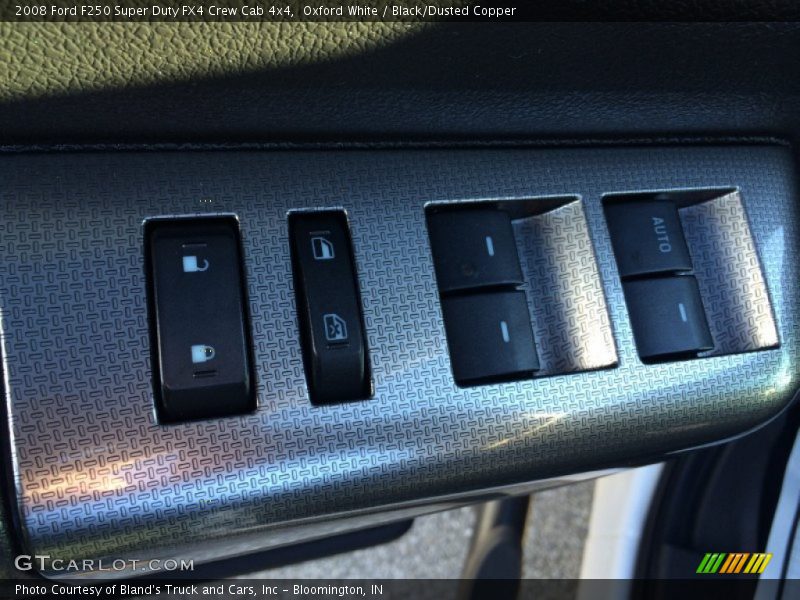 Oxford White / Black/Dusted Copper 2008 Ford F250 Super Duty FX4 Crew Cab 4x4