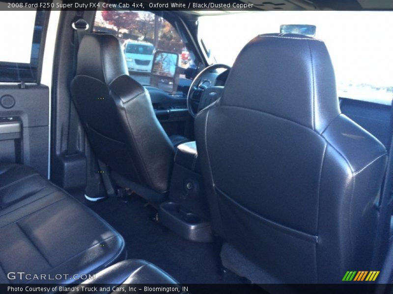 Oxford White / Black/Dusted Copper 2008 Ford F250 Super Duty FX4 Crew Cab 4x4