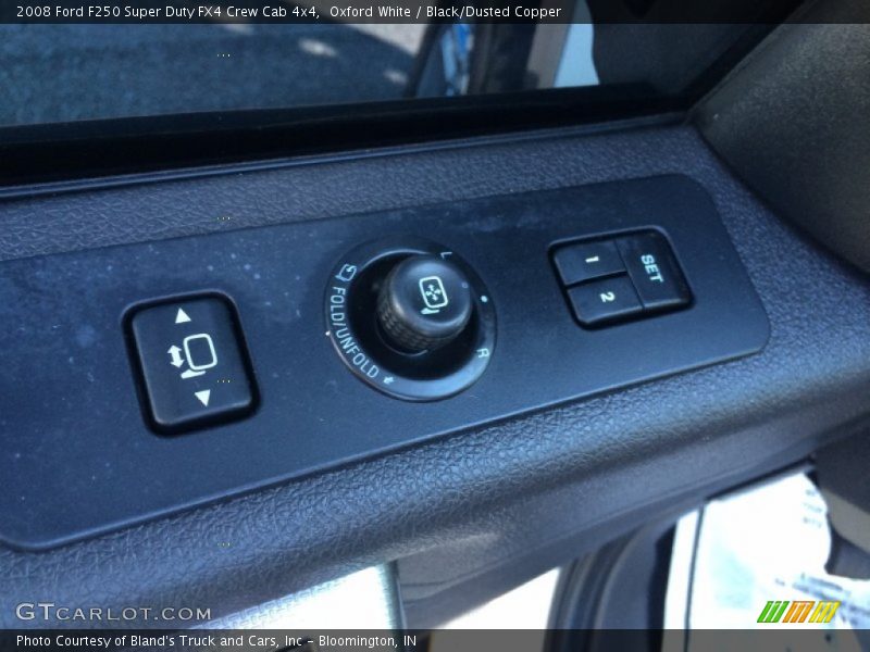 Oxford White / Black/Dusted Copper 2008 Ford F250 Super Duty FX4 Crew Cab 4x4