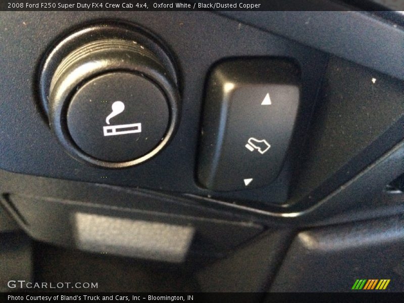 Oxford White / Black/Dusted Copper 2008 Ford F250 Super Duty FX4 Crew Cab 4x4