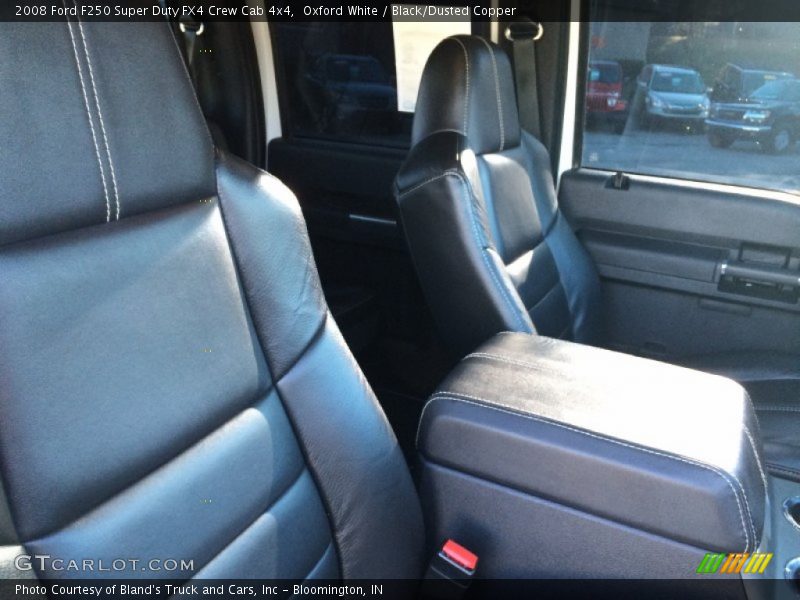 Oxford White / Black/Dusted Copper 2008 Ford F250 Super Duty FX4 Crew Cab 4x4