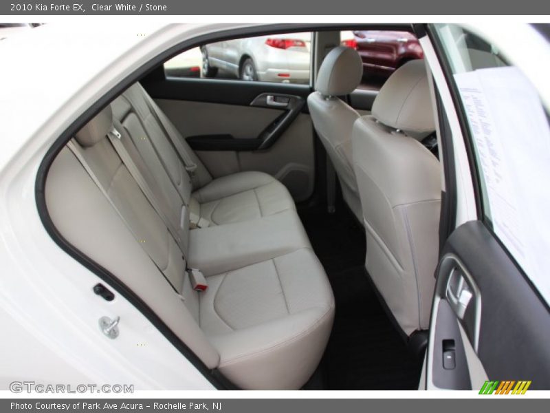 Clear White / Stone 2010 Kia Forte EX