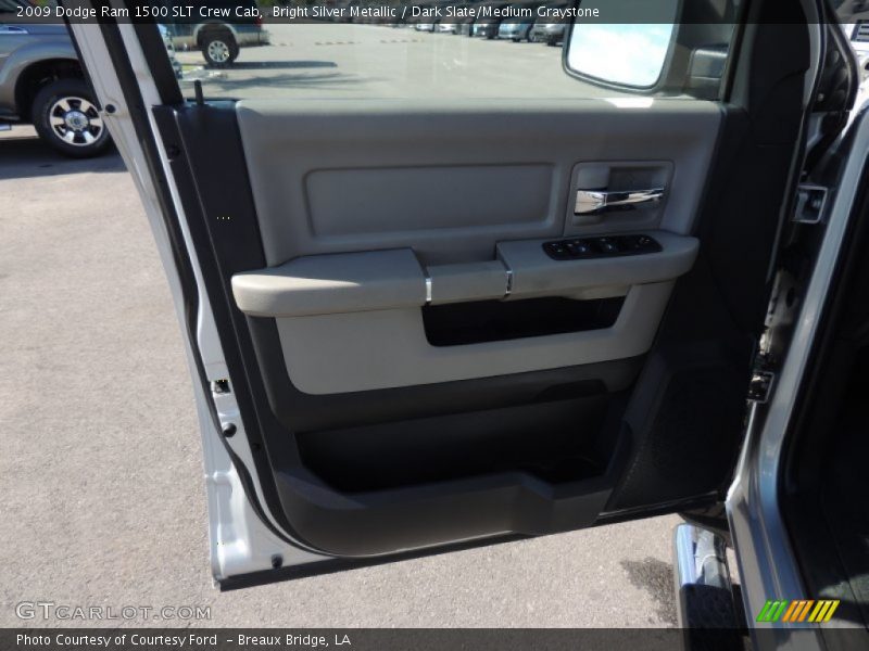 Bright Silver Metallic / Dark Slate/Medium Graystone 2009 Dodge Ram 1500 SLT Crew Cab
