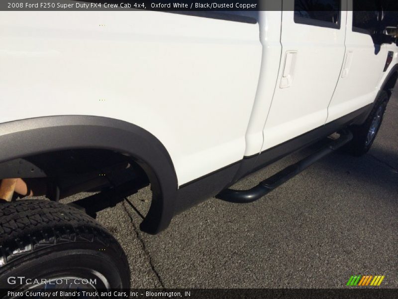 Oxford White / Black/Dusted Copper 2008 Ford F250 Super Duty FX4 Crew Cab 4x4