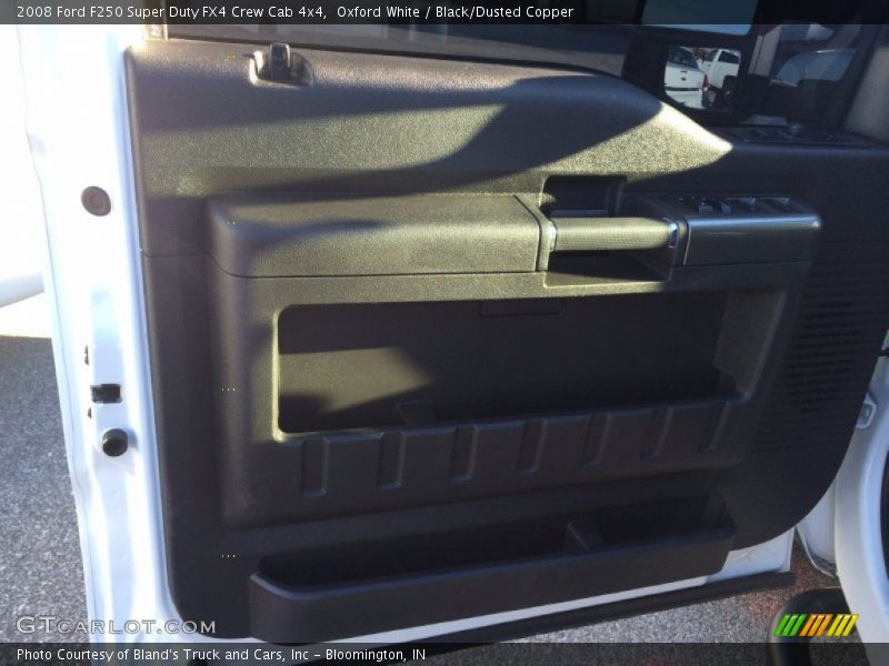 Oxford White / Black/Dusted Copper 2008 Ford F250 Super Duty FX4 Crew Cab 4x4