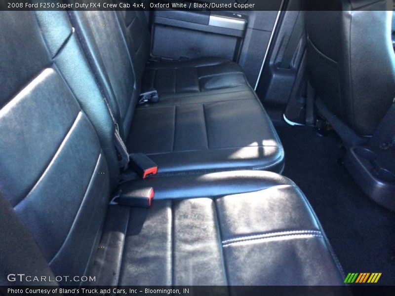Oxford White / Black/Dusted Copper 2008 Ford F250 Super Duty FX4 Crew Cab 4x4