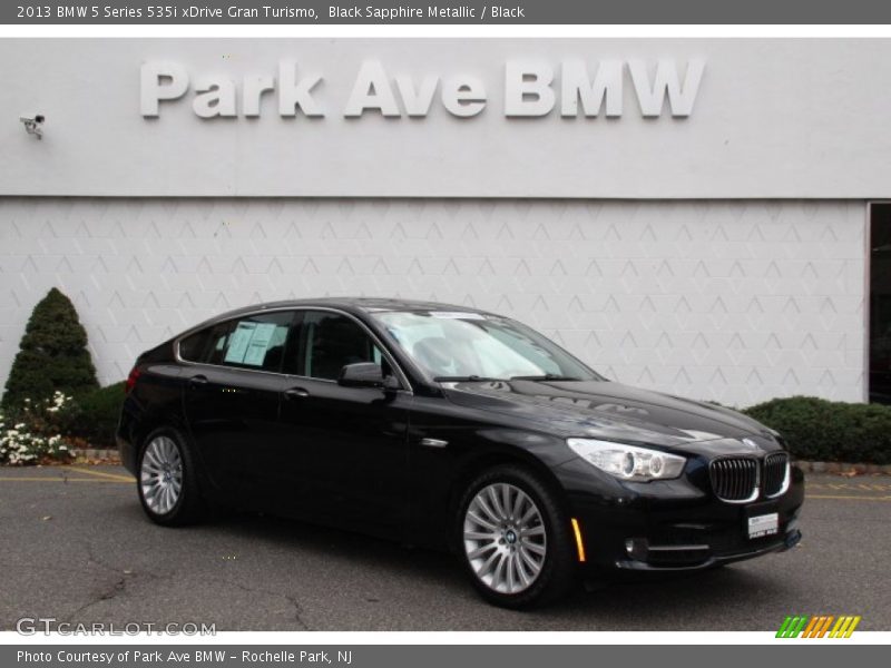 Black Sapphire Metallic / Black 2013 BMW 5 Series 535i xDrive Gran Turismo