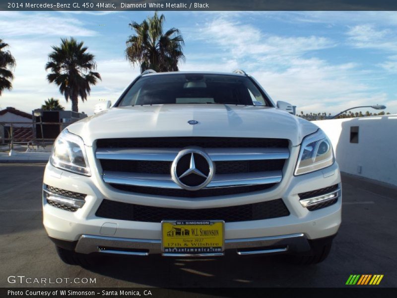 Diamond White Metallic / Black 2014 Mercedes-Benz GL 450 4Matic
