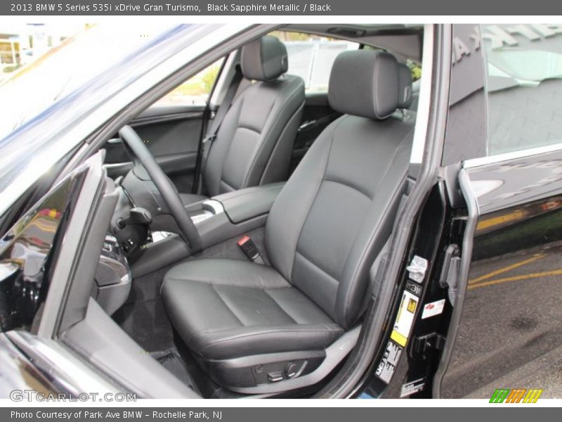 Front Seat of 2013 5 Series 535i xDrive Gran Turismo