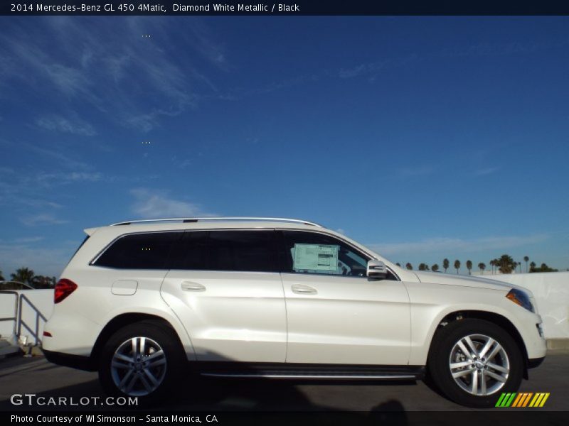 Diamond White Metallic / Black 2014 Mercedes-Benz GL 450 4Matic