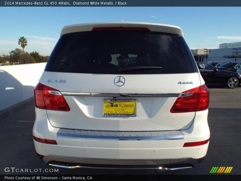 Diamond White Metallic / Black 2014 Mercedes-Benz GL 450 4Matic