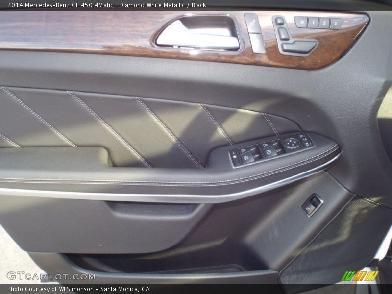 Diamond White Metallic / Black 2014 Mercedes-Benz GL 450 4Matic