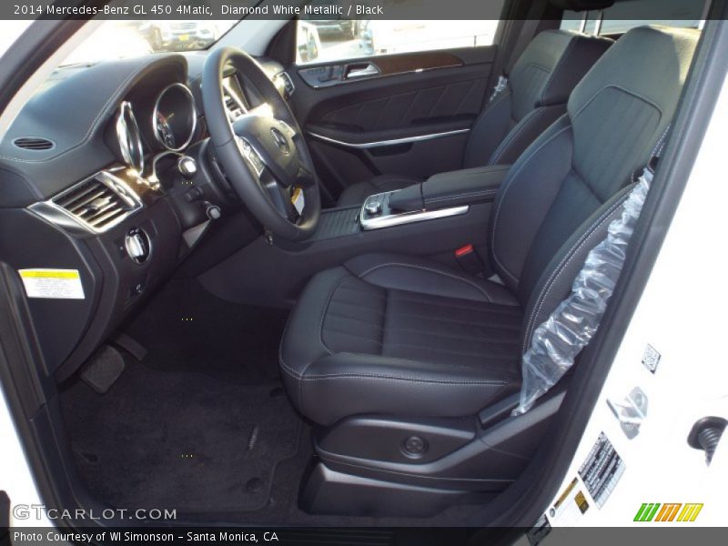 Diamond White Metallic / Black 2014 Mercedes-Benz GL 450 4Matic