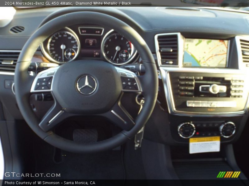 Diamond White Metallic / Black 2014 Mercedes-Benz GL 450 4Matic