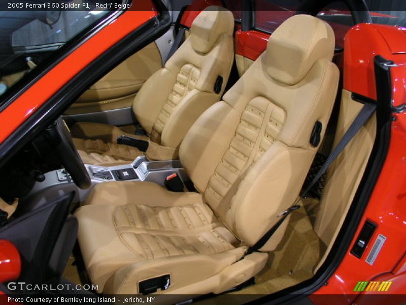  2005 360 Spider F1 Beige Interior