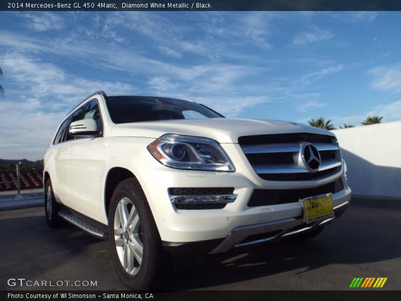 Diamond White Metallic / Black 2014 Mercedes-Benz GL 450 4Matic