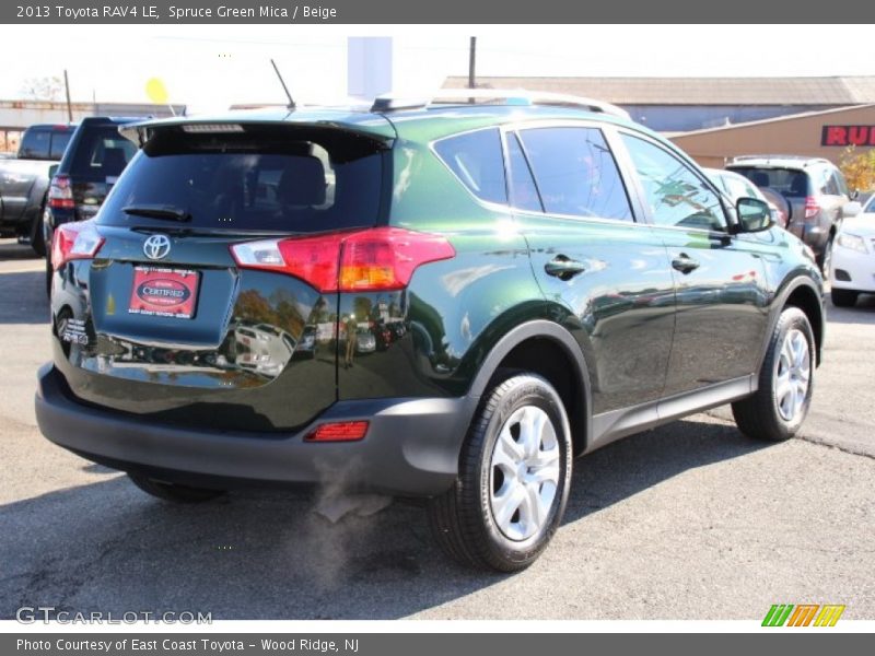 Spruce Green Mica / Beige 2013 Toyota RAV4 LE