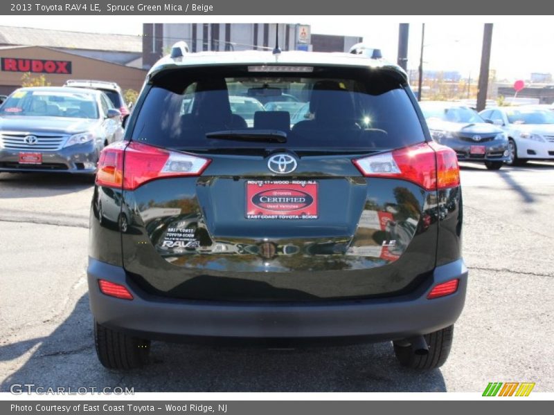 Spruce Green Mica / Beige 2013 Toyota RAV4 LE