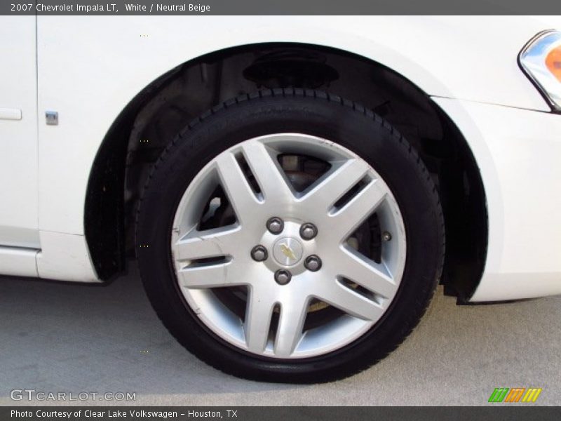 White / Neutral Beige 2007 Chevrolet Impala LT