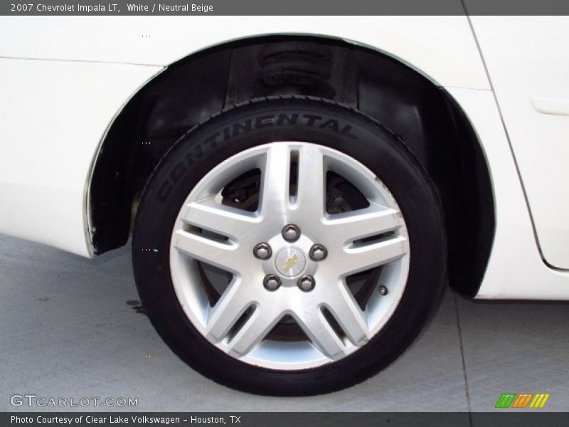 White / Neutral Beige 2007 Chevrolet Impala LT