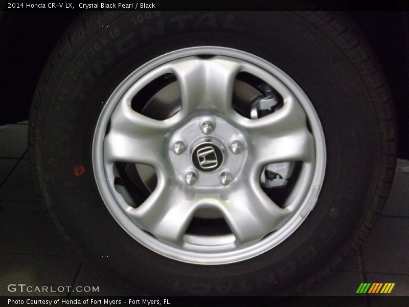 Crystal Black Pearl / Black 2014 Honda CR-V LX