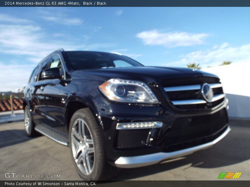 Black / Black 2014 Mercedes-Benz GL 63 AMG 4Matic