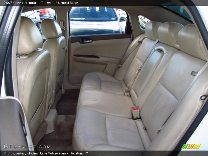 White / Neutral Beige 2007 Chevrolet Impala LT