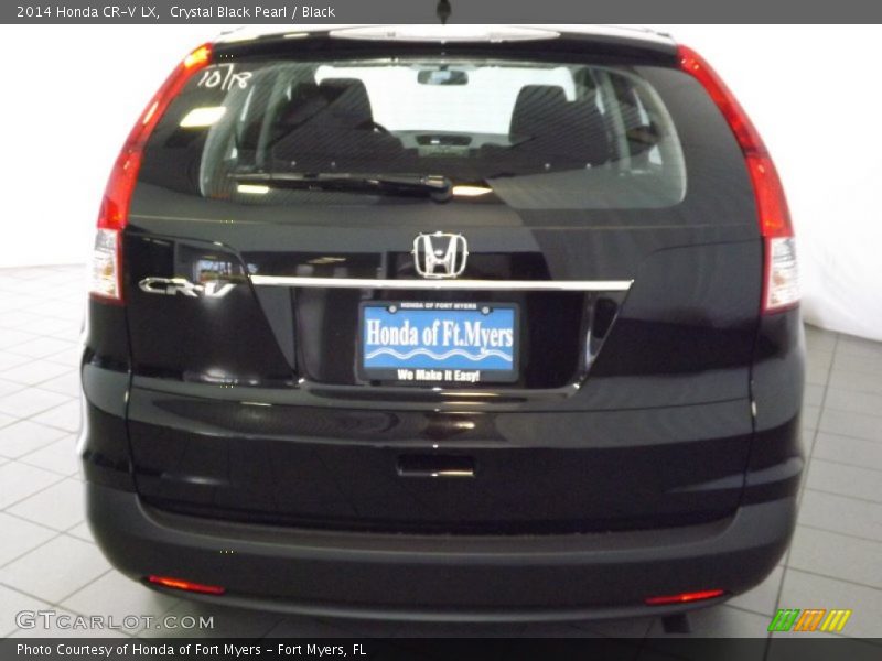 Crystal Black Pearl / Black 2014 Honda CR-V LX