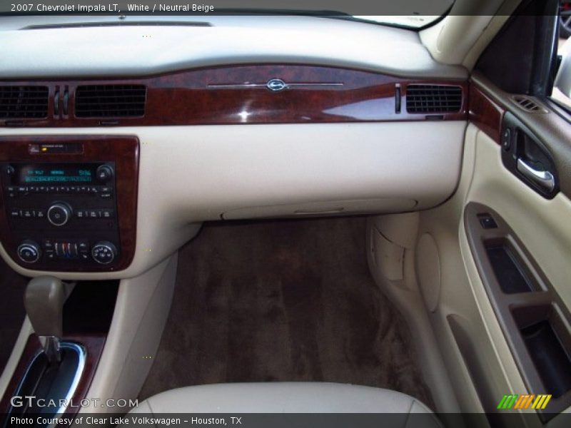 White / Neutral Beige 2007 Chevrolet Impala LT