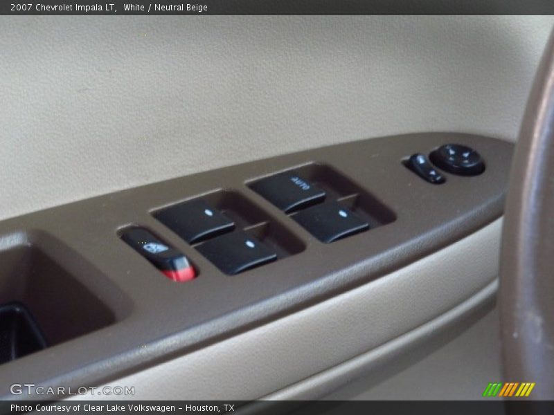 White / Neutral Beige 2007 Chevrolet Impala LT