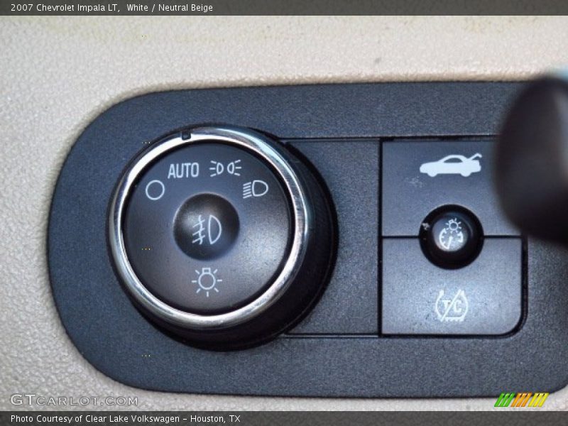 White / Neutral Beige 2007 Chevrolet Impala LT