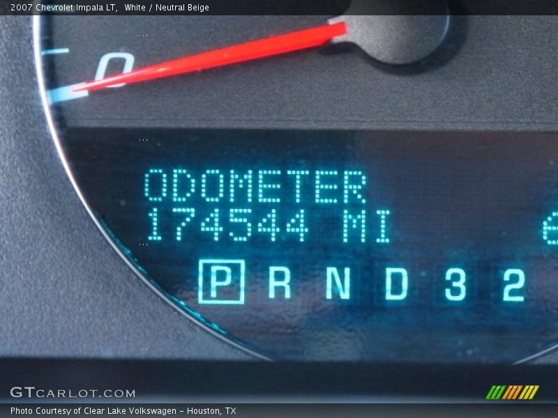 White / Neutral Beige 2007 Chevrolet Impala LT