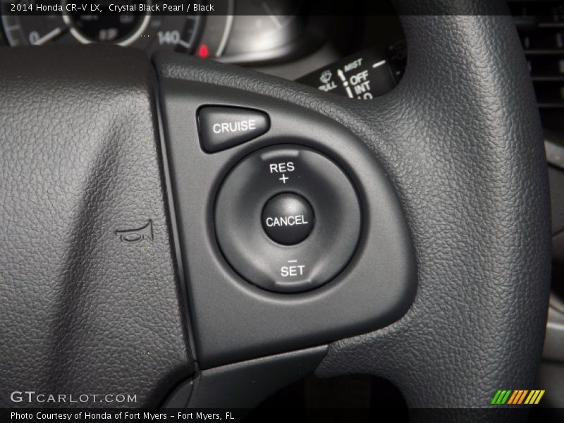 Crystal Black Pearl / Black 2014 Honda CR-V LX